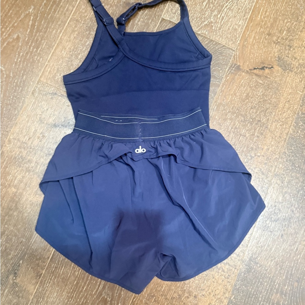 Alo Navy Athletic set shorts XS / tank S